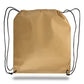 Large Polypropylene Drawstring Backpack (16'' W X 18'' H) 80 Gsm-Backpack-Brand Your Tote-Tan-Brand Your Tote