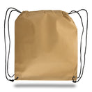 Large Polypropylene Drawstring Backpack (16'' W X 18'' H) 80 Gsm-Backpack-Brand Your Tote-Tan-Brand Your Tote