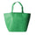 Large Polypropylene Shopper Tote Bag (20'' W X 13'' H) 80 Gsm-Tote Bag-Brand Your Tote-Heather Green-Brand Your Tote
