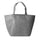 Large Polypropylene Shopper Tote Bag (20'' W X 13'' H) 80 Gsm-Tote Bag-Brand Your Tote-Heather Grey-Brand Your Tote