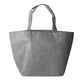 Large Polypropylene Shopper Tote Bag (20'' W X 13'' H) 80 Gsm-Tote Bag-Brand Your Tote-Heather Grey-Brand Your Tote