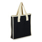 Medium Cotton Canvas Bag (14'' W X 15'' H) 12 Oz-Bag-Brand Your Tote-Black-Natural-Brand Your Tote