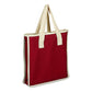Medium Cotton Canvas Bag (14'' W X 15'' H) 12 Oz-Bag-Brand Your Tote-Red-Natural-Brand Your Tote