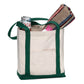 Medium Cotton Canvas Bag (17'' W X 13'' H) 18 Oz-Bag-Brand Your Tote-Natural-Green-Brand Your Tote