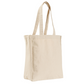 Medium Cotton Canvas Book Tote Bag (11'' W X 14'' H) 12 Oz-Tote Bag-Brand Your Tote-Natural-Brand Your Tote