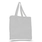 Medium Cotton Canvas Book Tote Bag (14'' W X 15'' H) 12 Oz-Tote Bag-Brand Your Tote-White-Brand Your Tote