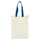 Medium Cotton Canvas Grocery Bag (10'' W X 14'' H) 7 Oz-Bag-Brand Your Tote-Natural-Royal Blue-Brand Your Tote