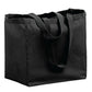 Medium Cotton Canvas Grocery Tote Bag (12'' W X 13'' H) 6 Oz-Tote Bag-Brand Your Tote-Black-Brand Your Tote