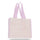 Medium Cotton Canvas Gusset Tote Bag (14'' W X 12'' H) 12 Oz-Tote Bag-Brand Your Tote-Natural-Light Pink-Brand Your Tote