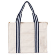 Medium Cotton Canvas Harbor Classic Tote Bag (16.14'' W X 11.8'' H) 14 Oz-Tote Bag-Brand Your Tote-Navy Blue-Brand Your Tote