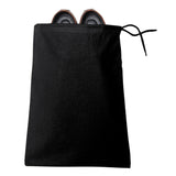 Medium Cotton Canvas Shoedrawstring Shoe Bag (11'' W X 16'' H) 7 Oz-Bag-Brand Your Tote-Black-Brand Your Tote