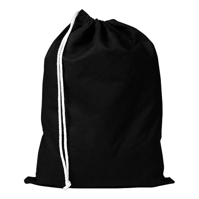 Medium Cotton Canvas Shoedrawstring Shoe Bag (13'' W X 17'' H) 6 Oz-Bag-Brand Your Tote-Black-Brand Your Tote