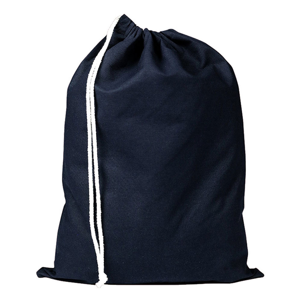 Medium Cotton Canvas Shoedrawstring Shoe Bag (13'' W X 17'' H) 6 Oz-Bag-Brand Your Tote-Navy Blue-Brand Your Tote