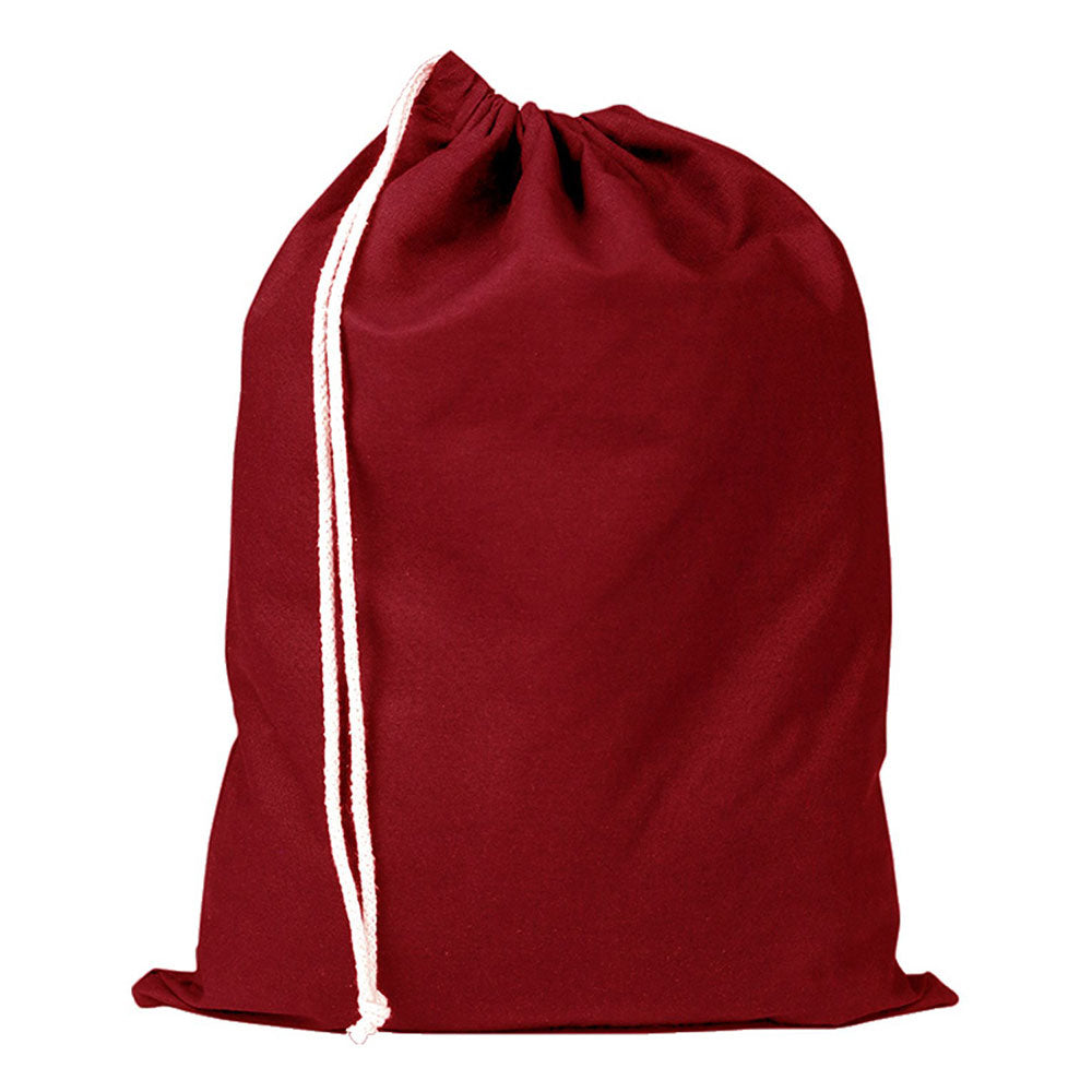 Medium Cotton Canvas Shoedrawstring Shoe Bag (13'' W X 17'' H) 6 Oz-Bag-Brand Your Tote-Red-Brand Your Tote