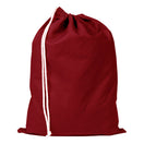 Medium Cotton Canvas Shoedrawstring Shoe Bag (13'' W X 17'' H) 6 Oz-Bag-Brand Your Tote-Red-Brand Your Tote
