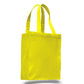 Medium Cotton Canvas Shopping Tote Bag (10.5'' W X 14'' H) 12 Oz-Tote Bag-Brand Your Tote-Yellow-Brand Your Tote