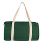 Medium Cotton Canvas The Overnight Duffel Bag (17.75'' W X 9.75'' H) 5 Oz-Duffel Bag-Brand Your Tote-Hunter Green-Brand Your Tote