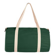 Medium Cotton Canvas The Overnight Duffel Bag (17.75'' W X 9.75'' H) 5 Oz-Duffel Bag-Brand Your Tote-Hunter Green-Brand Your Tote