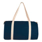 Medium Cotton Canvas The Overnight Duffel Bag (17.75'' W X 9.75'' H) 5 Oz-Duffel Bag-Brand Your Tote-Navy Blue-Brand Your Tote