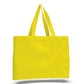 Medium Cotton Canvas Tote And Go Bag Tote Bag (15'' W X 12'' H) 12 Oz-Tote Bag-Brand Your Tote-Yellow-Brand Your Tote