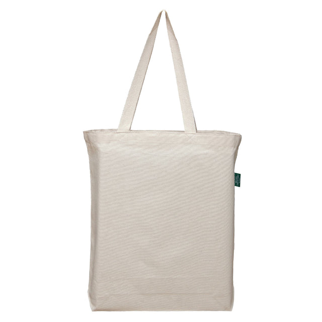 Medium Cotton Canvas Tote Bag (11'' W X 13'' H) 7 Oz-Tote Bag-Brand Your Tote-Natural-Brand Your Tote