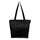 Medium Cotton Canvas Zippered Tote Bag (15'' W X 12'' H) 12 Oz-Tote Bag-Brand Your Tote-Black-Brand Your Tote