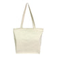 Medium Cotton Canvas Zippered Tote Bag (15'' W X 12'' H) 12 Oz-Tote Bag-Brand Your Tote-Natural-Brand Your Tote