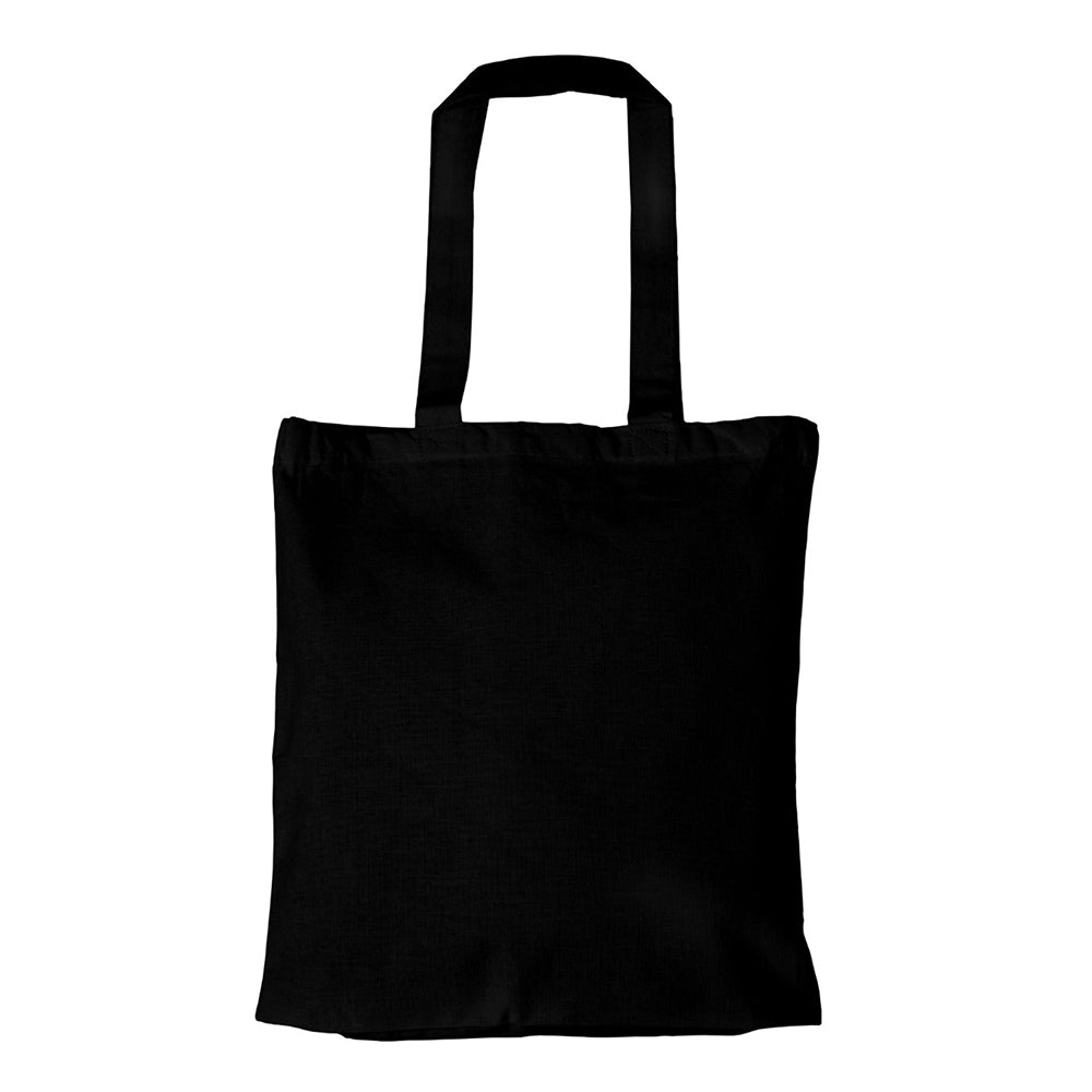 Medium Cotton Tote Bag with Bottom Gusset-Brand Your Tote-Black-Brand Your Tote
