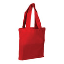 Medium Cotton Tote Bag with Bottom Gusset-Brand Your Tote-Red-Brand Your Tote
