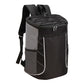 Medium Polyester Cooler Backpack (10.25'' W X 14'' H) 600D-Backpack-Brand Your Tote-Black-Black-Grey-Brand Your Tote