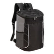 Medium Polyester Cooler Backpack (10.25'' W X 14'' H) 600D-Backpack-Brand Your Tote-Black-Black-Grey-Brand Your Tote