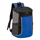 Medium Polyester Cooler Backpack (10.25'' W X 14'' H) 600D-Backpack-Brand Your Tote-Royal Blue-Black-Grey-Brand Your Tote