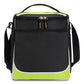 Medium Polyester Lincoln Cooler Bag (11'' W X 13'' H) 600D-Bag-Brand Your Tote-Lime Green-Black-Brand Your Tote
