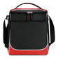 Medium Polyester Lincoln Cooler Bag (11'' W X 13'' H) 600D-Bag-Brand Your Tote-Red-Black-Brand Your Tote