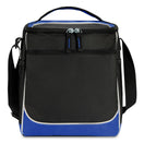 Medium Polyester Lincoln Cooler Bag (11'' W X 13'' H) 600D-Bag-Brand Your Tote-Royal Blue-Black-Brand Your Tote