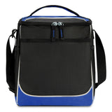 Medium Polyester Lincoln Cooler Bag (11'' W X 13'' H) 600D-Bag-Brand Your Tote-Royal Blue-Black-Brand Your Tote