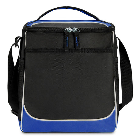Medium Polyester Lincoln Cooler Bag (11'' W X 13'' H) 600D-Bag-Brand Your Tote-Royal Blue-Black-Brand Your Tote