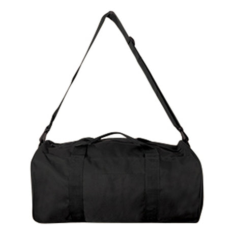 Medium Polyester Roll Bag (18'' W X 10'' H) 600D-Bag-Brand Your Tote-Black-Brand Your Tote