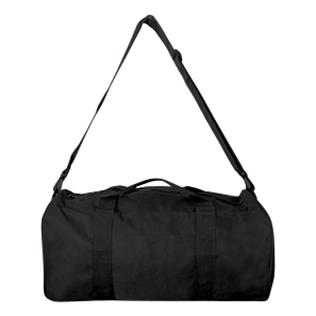 Medium Polyester Roll Bag (18'' W X 10'' H) 600D-Bag-Brand Your Tote-Black-Brand Your Tote