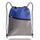 Medium Polyester Two-Tone Cinch Drawstring Bag (13'' W X 16.5'' H) 300D / 80 Gsm-Bag-Brand Your Tote-Royal Blue-Grey-Brand Your Tote
