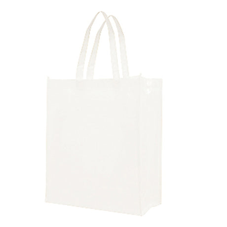 Medium Polypropylene Attractive Laminated Tote Bag (12.75'' W X 15.75'' H) 110 Gsm-Tote Bag-Brand Your Tote-White-Brand Your Tote