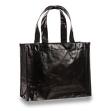 Medium Polypropylene Attractive Laminated Tote Bag (15.75'' W X 12.5'' H) 110 Gsm-Tote Bag-Brand Your Tote-Black-Brand Your Tote