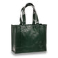 Medium Polypropylene Attractive Laminated Tote Bag (15.75'' W X 12.5'' H) 110 Gsm-Tote Bag-Brand Your Tote-Hunter Green-Brand Your Tote