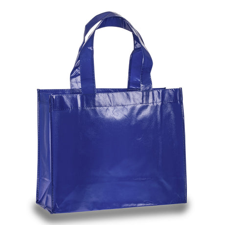 Medium Polypropylene Attractive Laminated Tote Bag (15.75'' W X 12.5'' H) 110 Gsm-Tote Bag-Brand Your Tote-Royal Blue-Brand Your Tote