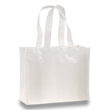 Medium Polypropylene Attractive Laminated Tote Bag (15.75'' W X 12.5'' H) 110 Gsm-Tote Bag-Brand Your Tote-White-Brand Your Tote