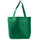 Medium Polypropylene Econo Tote Bag (14.25'' W X 15'' H) 80 Gsm-Tote Bag-Brand Your Tote-Kelly Green-Brand Your Tote