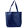 Medium Polypropylene Econo Tote Bag (14.25'' W X 15'' H) 80 Gsm-Tote Bag-Brand Your Tote-Navy Blue-Brand Your Tote