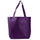 Medium Polypropylene Econo Tote Bag (14.25'' W X 15'' H) 80 Gsm-Tote Bag-Brand Your Tote-Purple-Brand Your Tote