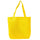 Medium Polypropylene Econo Tote Bag (14.25'' W X 15'' H) 80 Gsm-Tote Bag-Brand Your Tote-Yellow-Brand Your Tote