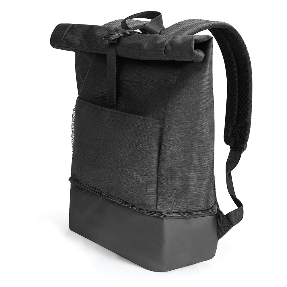Medium Polypropylene Executive Work/Play Backpack (12'' W X 17.75'' H) 600D-Backpack-Brand Your Tote-Charcoal-Brand Your Tote